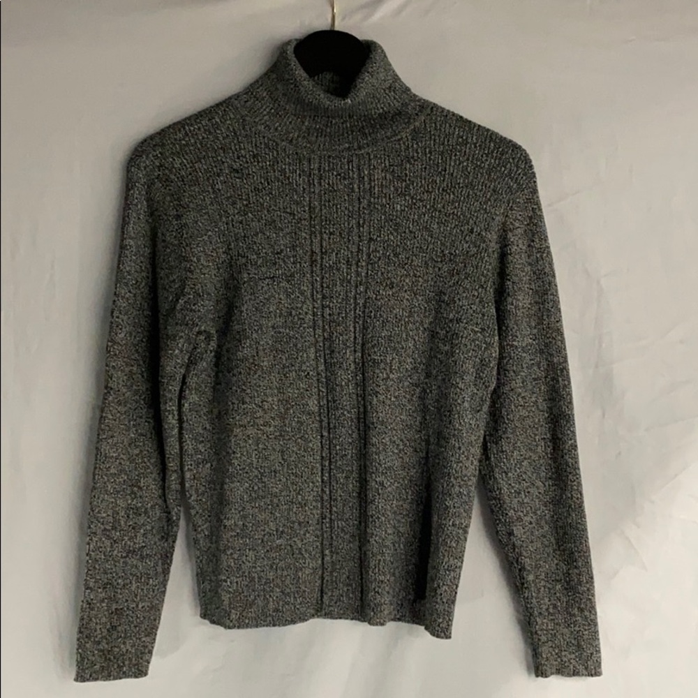 Liz Claiborne Heather Grey Turtleneck Sweater